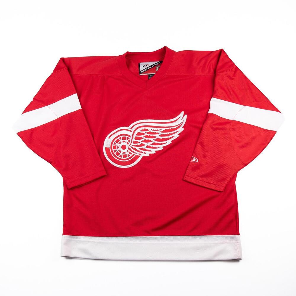 Vintage 90's Detroit Red Wings Jersey Mens Medium Red NHL Pro Player Hockey Sewn
